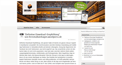 Desktop Screenshot of brainyoo-blog.de